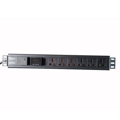 China 10A Universal Socket Switched PDU , Special PDU For Data Center T-6UN-16-1.5 for sale