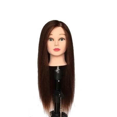 China Cosmetology Mannequin Heads Wholesale Practice Barber Mannequin Head Cosmetology Braiding Manikin Training Head With Hair for sale