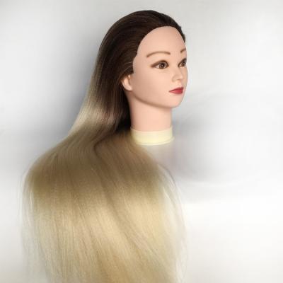 China Cosmetology Mannequin Heads Best Seller Training Mannequin Head With Hair Training Head Dye Perm Cut Practice For Hair Dresser Beautiful School Salon for sale