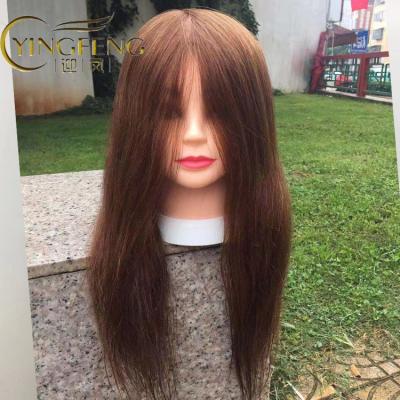 China Cosmetology Mannequin Heads Hot Sell Hairdresser Produits Cosmetologie Black Hair Realistic Dammy Doll Training Mannequin Head With Hair for sale