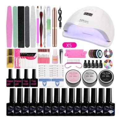 China NEW ARRIVAL High Quality Nail Finger Nail+foot Care Manicure Pedicur Kit Electric Manicure Kit Drill Kit Professional Manicure Nail File for sale