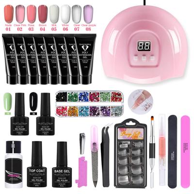 China High Quality Nail+foot Finger Nail In Stock Art Beauty Manicure Kit Nail Starter Kit Extended Nail Tips To Extend Nail Glue for sale