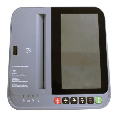 China DE-12 High End 10.2inch ECG Veterinary Machine Multi Tongue 36.5*30.6*10.9cm Specifications for sale