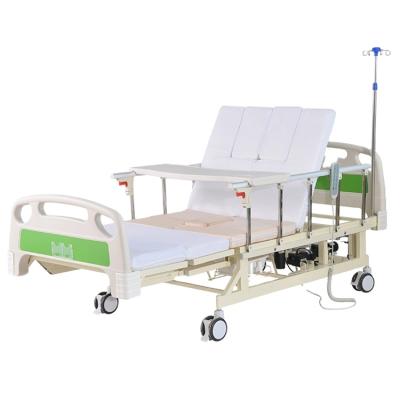 China Five-function RAMA Adjustable Inpatient Bed Electric Nursing Bed With Toilet for sale