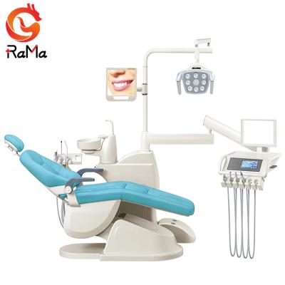 China dental metal chair unit price with pillow RN-S450dental luxury chair parts and functions for sale