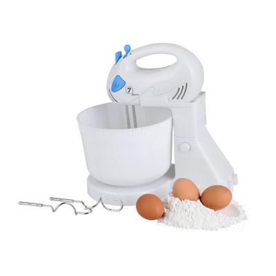 China Beater ejector knob 5 speeds hand mixer with Chrome plated iron bater and kneading hookd for sale