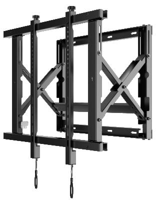 China Sound-off Function LED LCD Video Wall Mounts for Video Wall Landscape and Portrait Orientation for sale