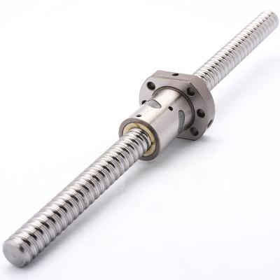 China Garment shops good quality cheap price round shape plastic deflecto ball screw sfu2505-4 and screw 500mm for cnc machine replace tbi for sale