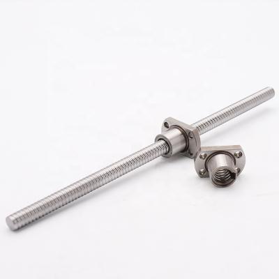 China Hotels Cheap Price Miniature Ball Screw SFK0802 Diameter 8mm Lead 2mm For 3d Printer for sale