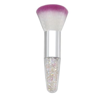 China Vegan Direct Selling Smudge Brush Comfortable Transparent Clear Makeup Brushes Brush Multiple Color Clear Makeup Makeup for sale