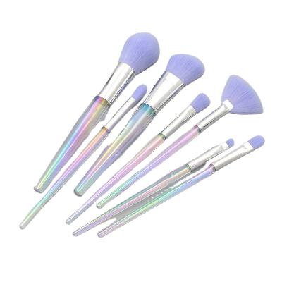 China Angular Blush Professional 7 Piece Makeup Brush For Makeup Artist Customized Cheap High Quality Makeup Brush for sale