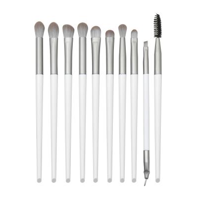 China Professional 10 Pieces Makeup Smudge Brush Set Brush Combination Makeup Set Brush Free Synthetic Hair for sale