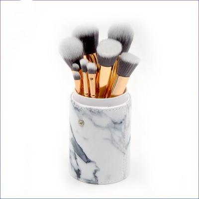 China Angular Blush Amazon Makeup Brush Private Label Makeup Brush High Quality Small Quantity Custom Made Makeup Brush 10pcs for sale