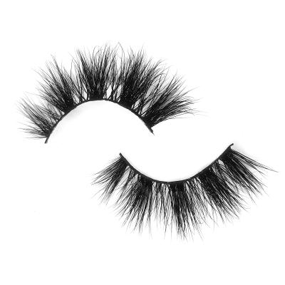 China Good quality and low price natural soft hot sale for 3d curly mink faux eyelashes makeup tools 20mm for sale