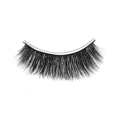 China European and American New Arrival High Quality Thick Natural Eyelashes 3d Style Natural Curly False Mink Lashes for sale