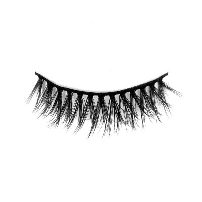 China Custom Wholesale Fashionable Goods High Quality Natural Short Full Volume Thick Faux Curly Mink Lashes for sale