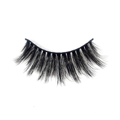 China New Arrival Factory Customized Thick 3d Tapered Super Fluffy Cheap Synthetic Mink Eyelashes for sale