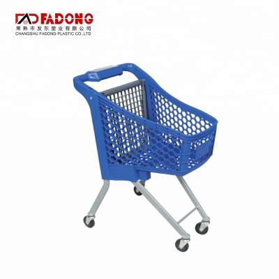 China Mini Supermarket Unfolding Children's Shopping Cart Retail Trolley for sale