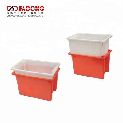 China Factory supply recyclable plastic container for fish farming fish plastic storage containers for sale