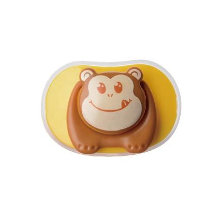 China Food Grade Co-Friendly Silicone Earth-Tone Shape BPA Bear Dummy BBEAN Baby 6 Months for sale