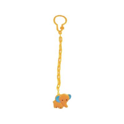 China BPA BBEAN Amazon Free Hot Cute Animal Silicone Baby Clip Holder Teether With Pacifier Clip Chain for sale