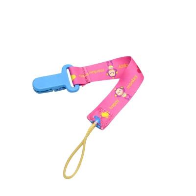 China BPA Free BBEAN Factory Supplies Customized Color Baby Use Products Dummy Pacifier Chain Clip for sale