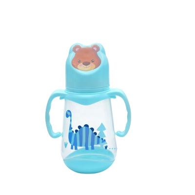 China BPA Free 2022 New Arrival BBEAN Cute Animals Say Wide Lips PP Infant Feeding Bottle 300ml for sale