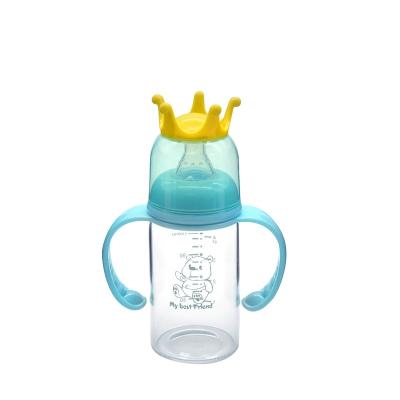 China BPA Free Standard Baby Neck Feeding Bottle Glass Feeding Supplies Glass Water Bottle For Baby for sale