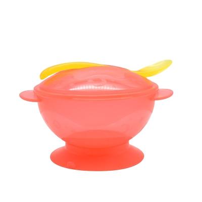 China BPA Free Baby Suction Silicone Feeding Bowl Set With Silicone Spoon Baby Feeding Set for sale