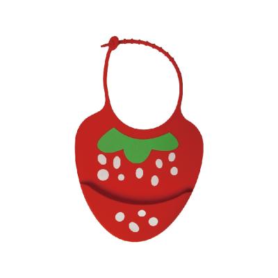 China BPA 2022 Food Grade Baby Silicone Free Healthy Feeding Bibs Soft Silicone Baby Bib With Food Pouch for sale