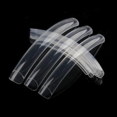 China Flexibility 10pcs/bag XXL Square Nail French Tips Transparent Natural Artificial False Nails for sale