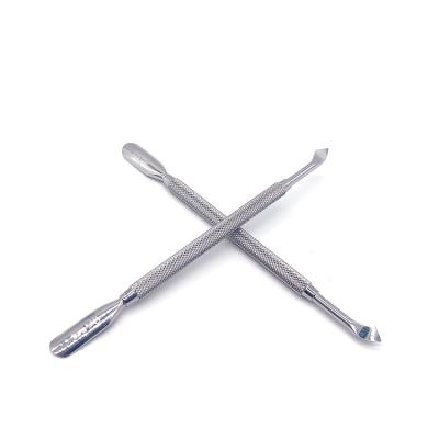 China High Quality Convenience Pedicure Foot File Double Sided Nail Tool S-511 Stainless Steel Cuticle Pusher for sale