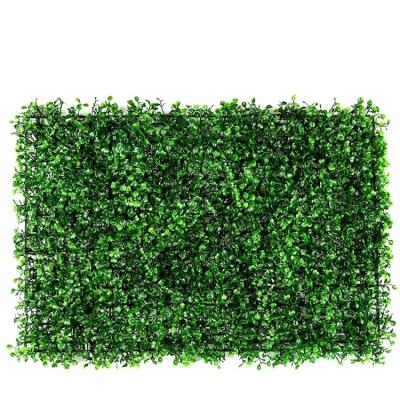 China Wedding Home Decor Milan Grass Flower Plant Wall Artificial Garden Backyard Boxwood Hedge Lawn Wall Scene Green Plant Backdrop Wholesale for sale