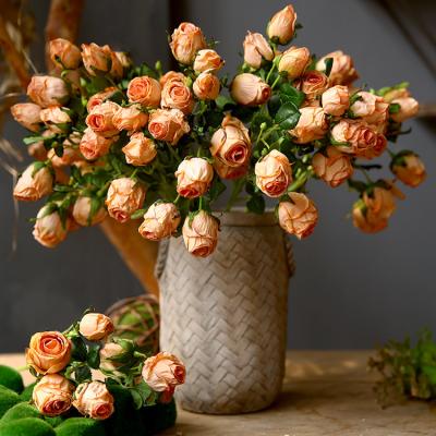 China Simulated coastal artificial rose flowers for home decor for sale