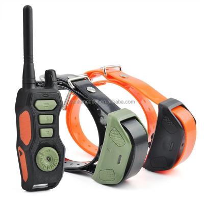 China 800M Waterproof Rechargeable Vibration Electric Shock Dog Training Collar Stored Remote Controller Dog Training Collar for sale