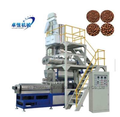 China food & Beverage plant fish feed extruder sinking pelletprocessing line for sale