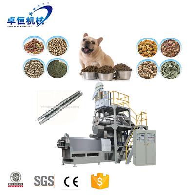 China Simple Operation Pet Food Processing Line Dog Making Plant for sale