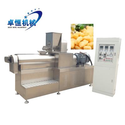 China Chips Double Screw Extruder Inflating Snack Processing Line for sale