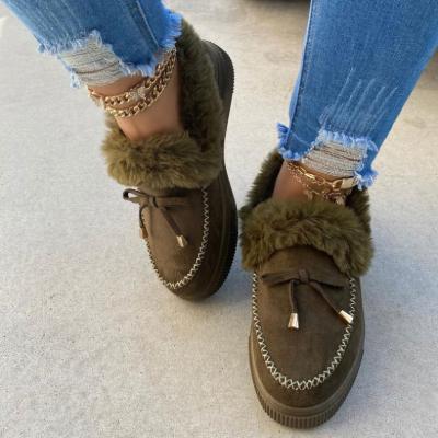 China Fashion Trend New Arrival Camel Fall Color Designer Beige Snow Boots for sale