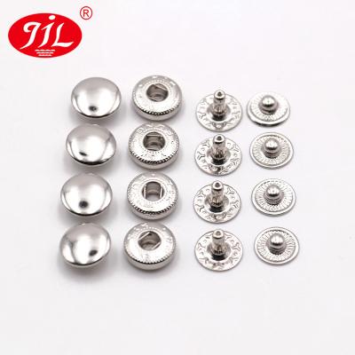 China High Quality Custom Made Snap Button Metal Garment Rivet Machine Wash Maker Shirt Accessories Metal Sewing Buttons for sale