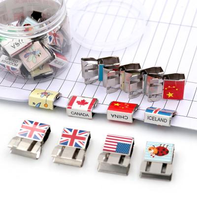 China School and Office Noble Luxury Wholesale Colored Paper Clip Metal Clip for sale