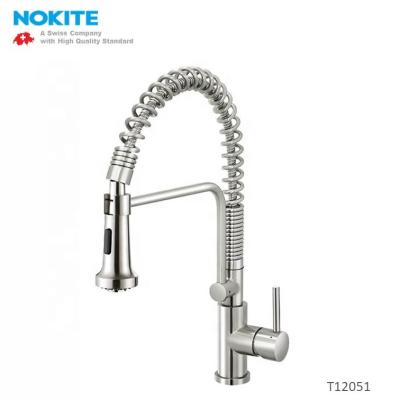 China Thermostatic Faucets Affairs Use 304 Stainless Steel CUPC Watermark NSF Kitchen Sink Faucet Sprayer Water Dual Mode Mixer for sale