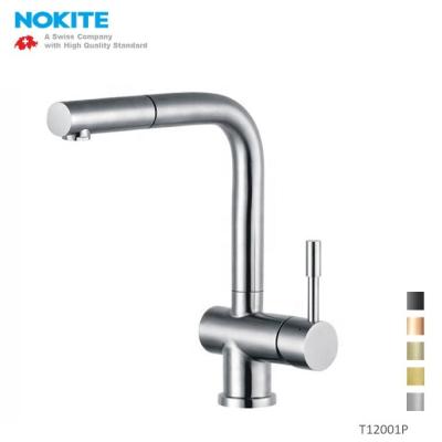 China NSF Thermostatic cUPC Watermark Solid 304 Stainless Steel Faucets Kitchen Sink Faucet Mixer Lead Free for sale