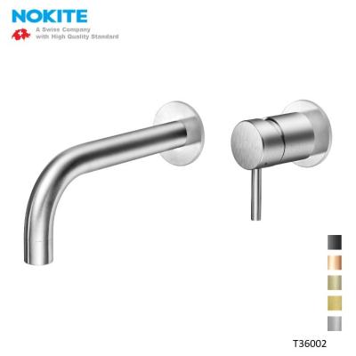 China Other Design 2019 New Design Lead Free Watermark Wall Mounted Concealed 304 Stainless Steel Basin Toilet Faucet Mixer Tap for sale