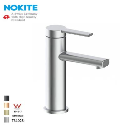 China Hot And Cold Faucets Modern Design Stainless Steel Basin Faucet Bathroom Thermostatic Faucet for sale