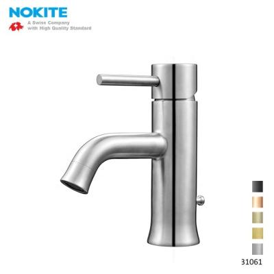 China Thermostatic Faucets Color Optional Customized Color 304 Stainless Steel Bathroom Sink Faucet for sale