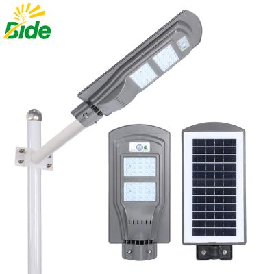 China ROAD factory cheap price outdoor waterproof integrated all in one 20w 40w 60w solar led street light for sale