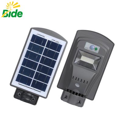 China ROAD wholesale price high power IP65 20w 40w 60w solar led motion sensorssolar led street light for sale