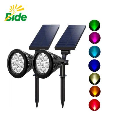 China Contemporary Hot Sale 7 Pcs Lamp Beads High Power Solar Floodlight Garden Waterproof Durable Outdoor Solar Lights For Garden for sale