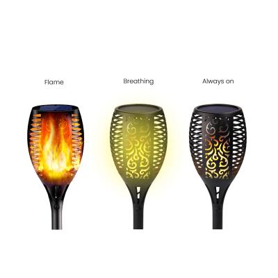 China Favorable Outdoor Solar Garden Decoration LED Lights Waterproof Solar Garden Torches Blaze Effect Light for sale